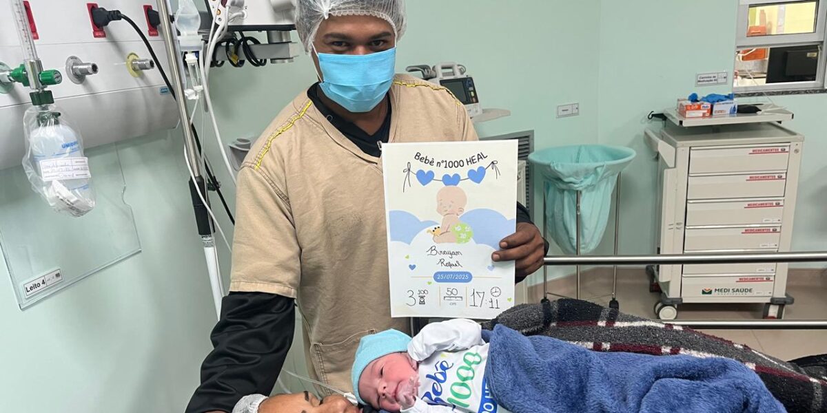 Hospital Estadual de Águas Lindas realiza milésimo parto desde a inauguração