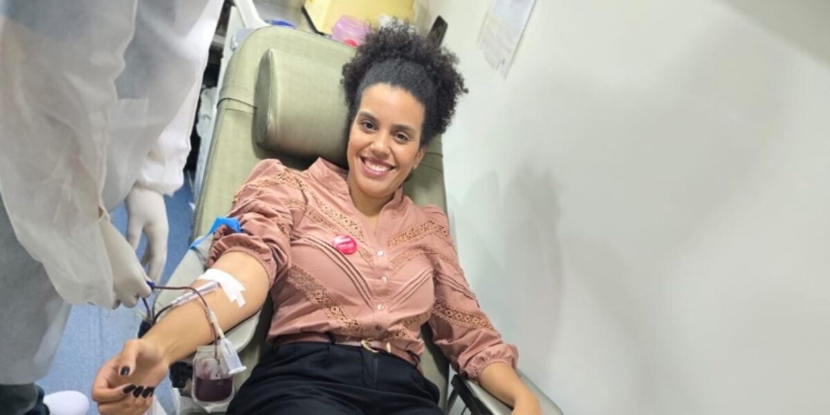 Hospital Estadual de Aparecida de Goiânia recebe unidade móvel do Hemocentro