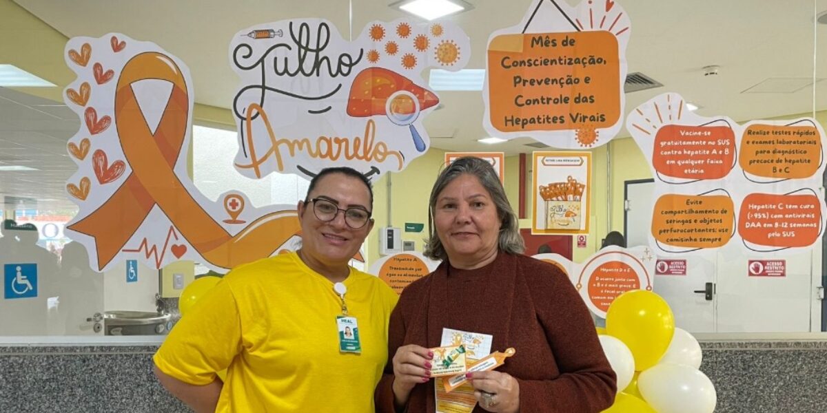 Hospital Estadual de Águas Lindas promove evento pelo Julho Amarelo