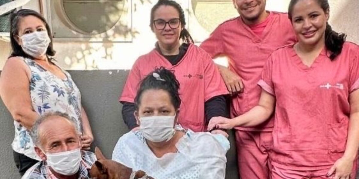 Heja promove reencontro de paciente com sua cachorrinha de estimação
