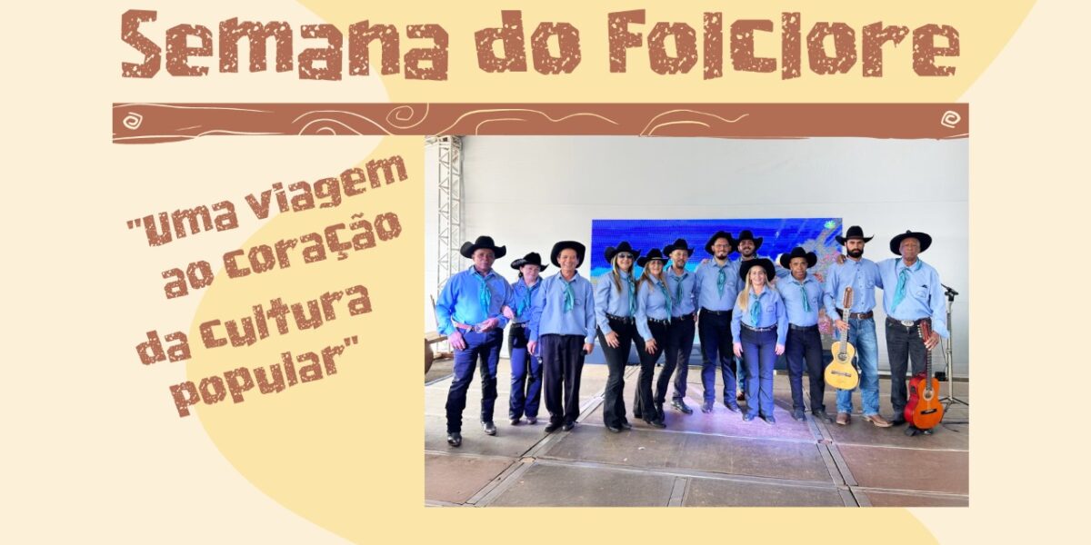 HGG celebra a Semana do Folclore com a apresentação artística do grupo de ‘Catira Viana’
