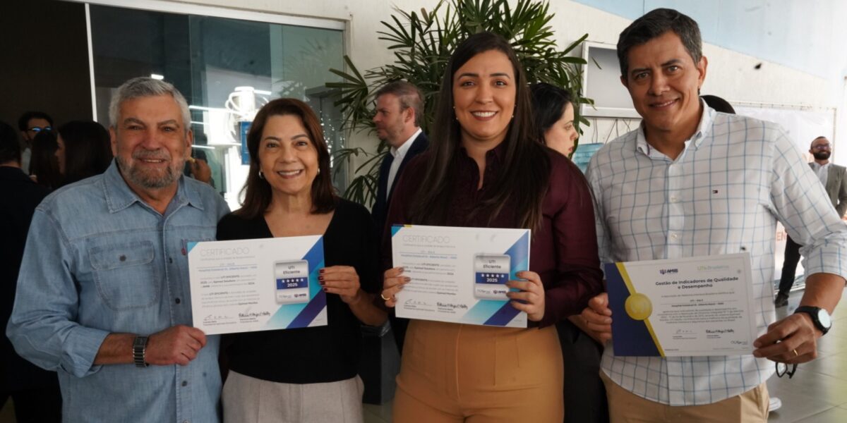 UTIs do Crer e do HGG recebem certificados de excelência
