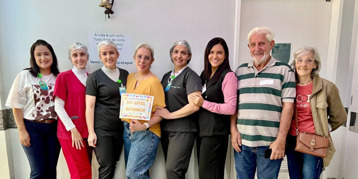 Sino da Esperança marca vitória de paciente oncológica no HCN