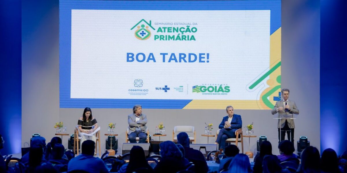 Seminário Estadual de Atenção Primária reúne 600 profissionais em Goiânia