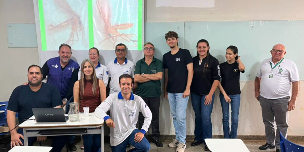 Lacen-GO realiza capacitação em São Luís de Montes Belos para reforçar vigilância da leishmaniose