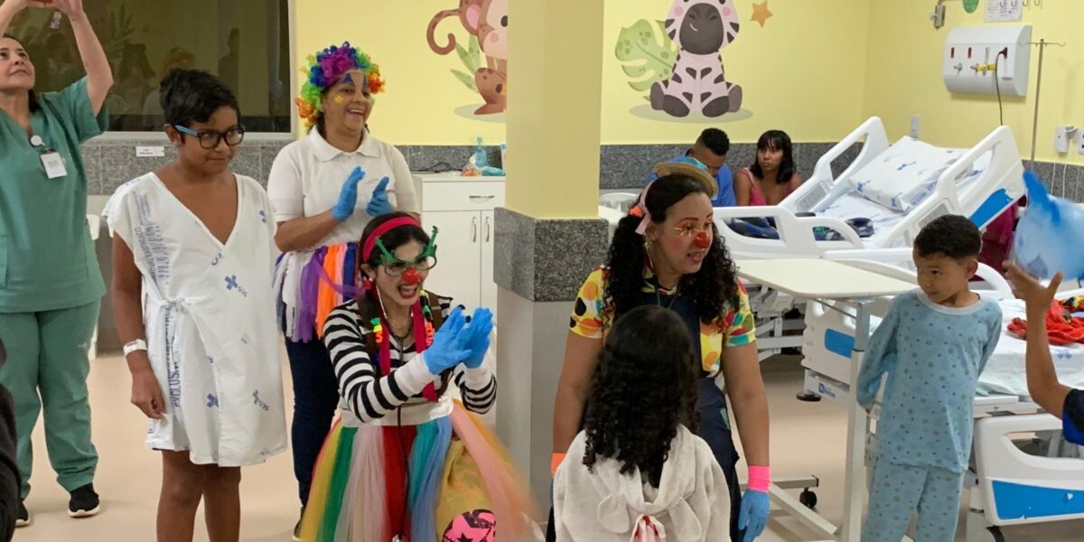 Grupo Sorriso Saúde leva alegria a crianças no Hospital Estadual de Águas Lindas
