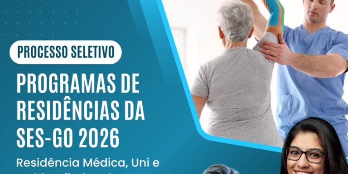 Prazo para inscrições em Programas de Residência Médica e Multiprofissional 2026 encerra na quinta-feira (23)