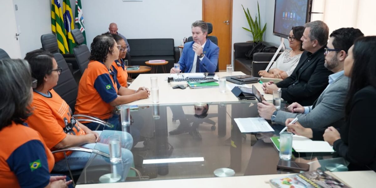 Secretário recebe a visita de representantes do Sindicato dos Agentes Comunitários de Saúde e de Combate às Endemias do Estado de Goiás – 02/12/2025