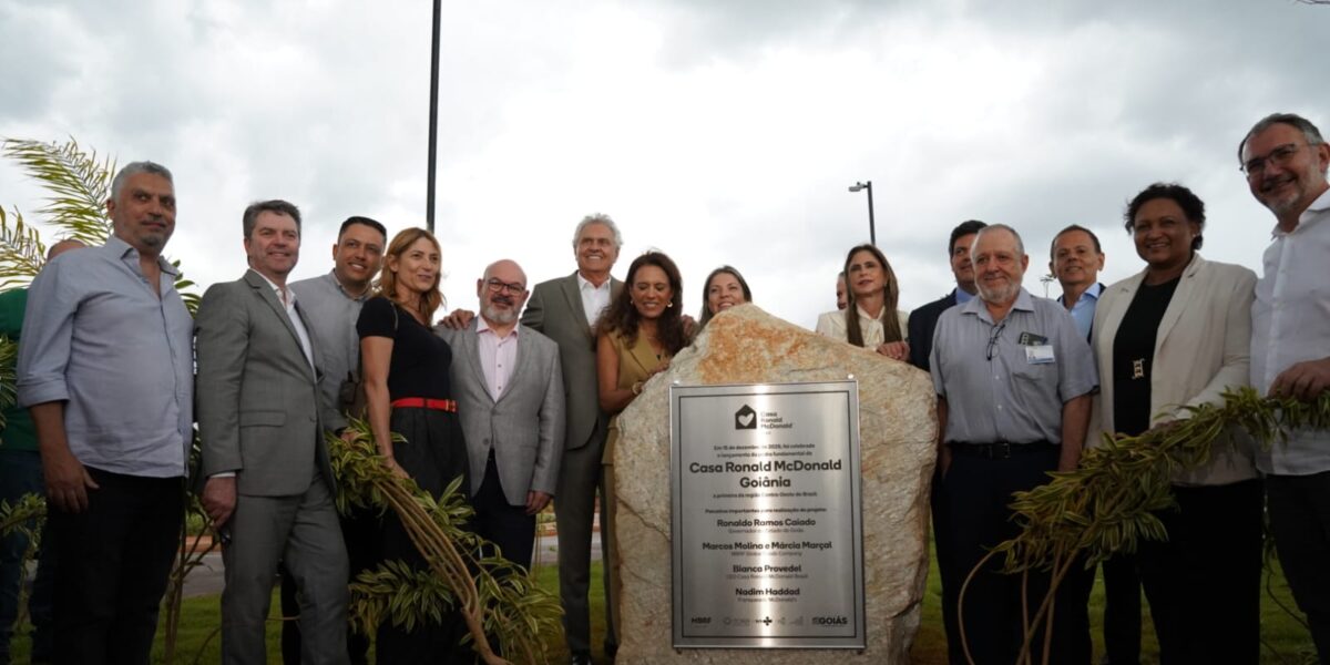 Governo de Goiás lança Pedra Fundamental da Casa Ronald McDonald – 15/12/2025