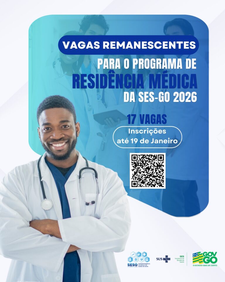 SES-GO publica edital suplementar com vagas remanescentes para ...