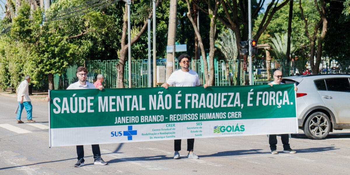 Crer promove ação alusiva ao Janeiro Branco e leva conscientização sobre saúde mental