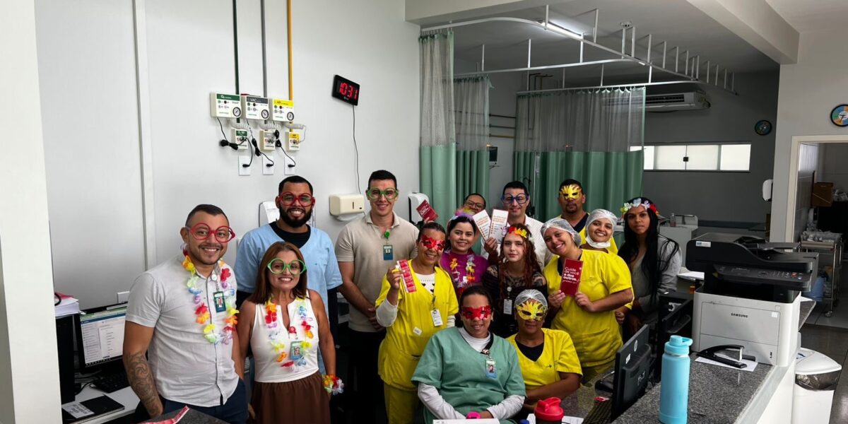 Hospital Estadual de Luziânia realiza ação de conscientização sobre prevenção de ISTs