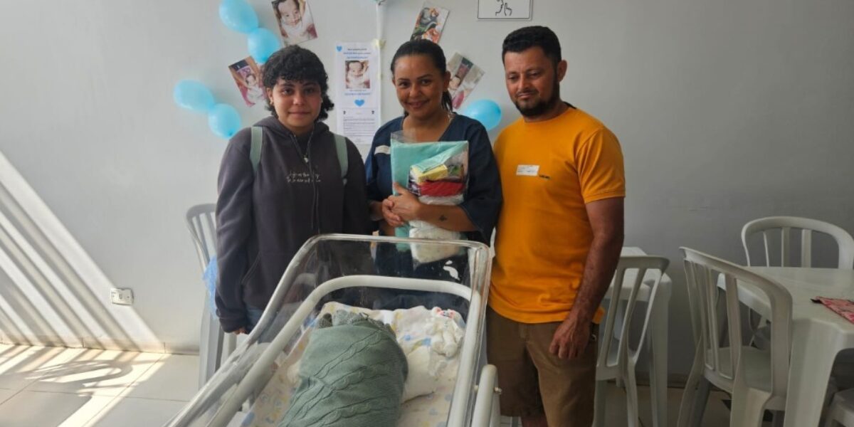 Hospital Estadual e Maternidade Nossa Senhora de Lourdes celebra alta de bebê