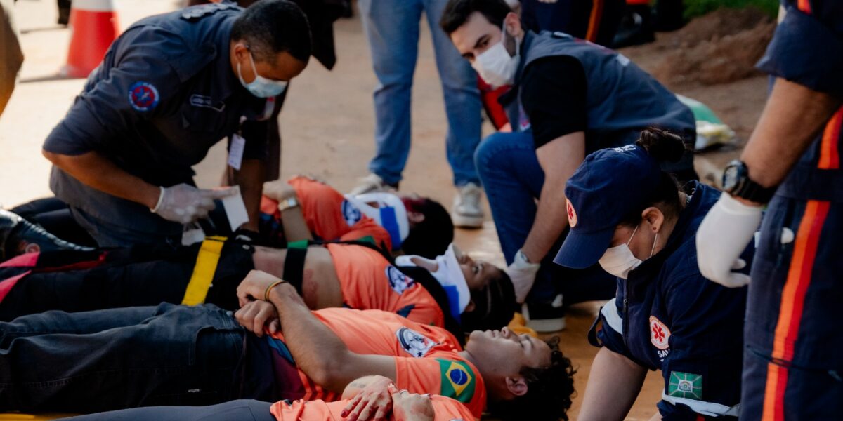 Goiás fortalece resposta a Incidentes com Múltiplas Vítimas e Produto Perigoso em capacitação com apoio da Força Nacional do SUS