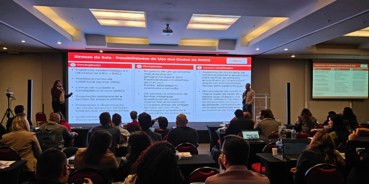 Federalização da RNDS avança com debate sobre comunicação, interoperabilidade e uso estratégico de dados na Saúde