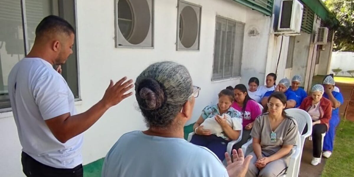 Culto leva acolhimento a pacientes e colaboradores do Hospital Estadual de Jaraguá
