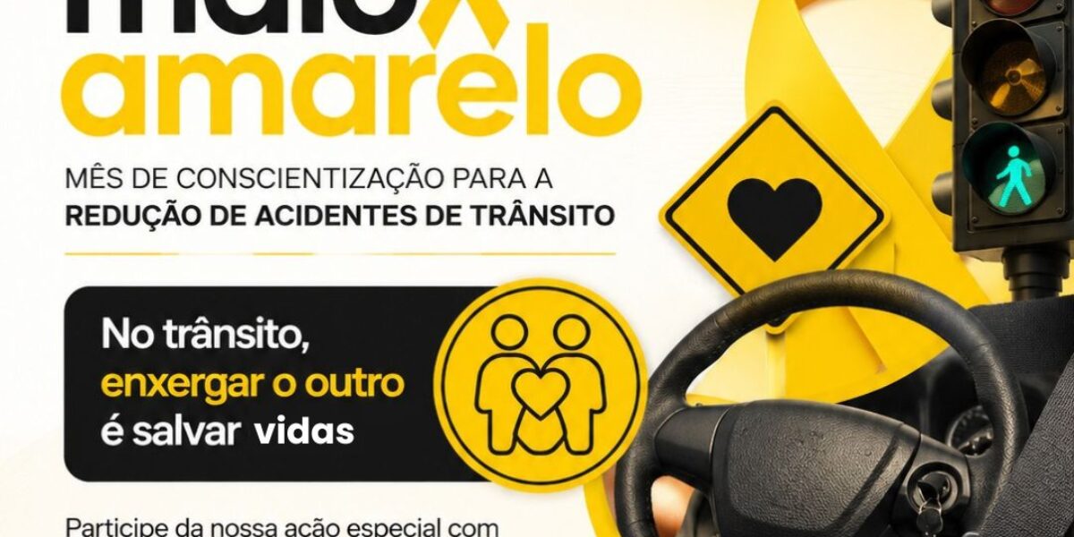 SES-GO promove ação do Maio Amarelo com atividades de conscientização e saúde para servidores