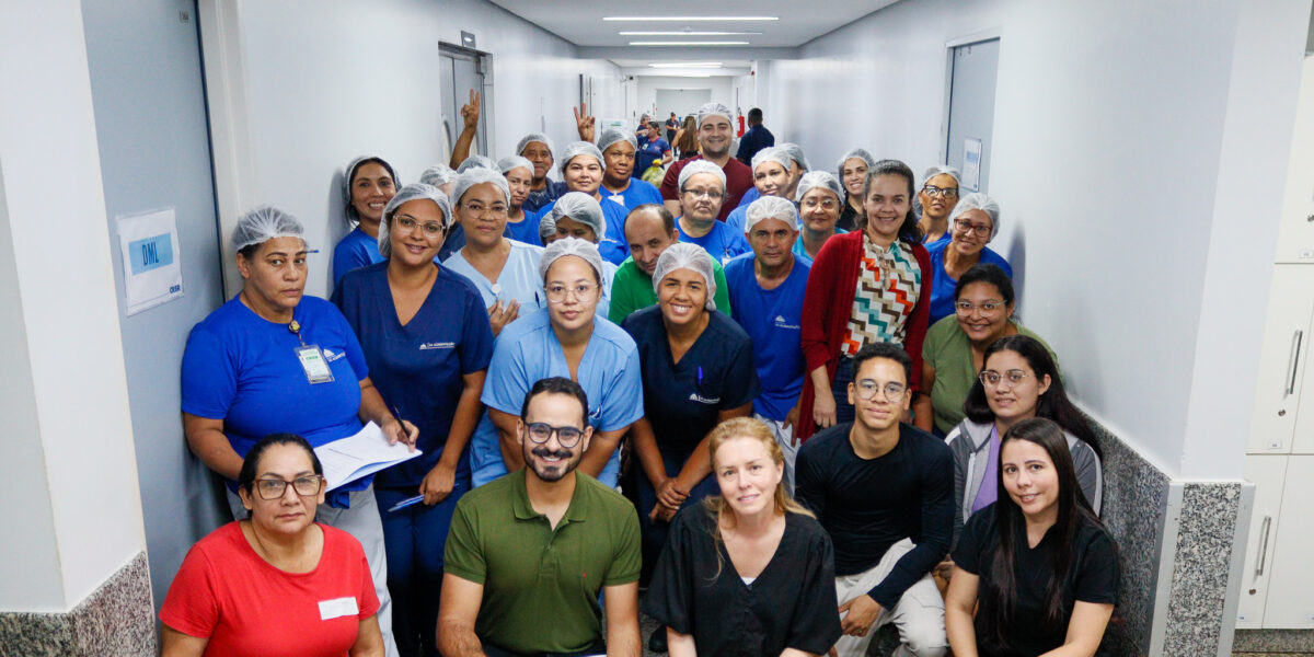 Ação educativa sobre higiene de mãos mobiliza colaboradores do Crer para práticas assistenciais mais seguras