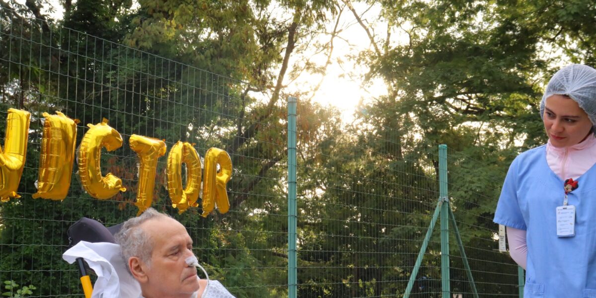 HDS proporciona reencontro com o sol para paciente em cuidados paliativos