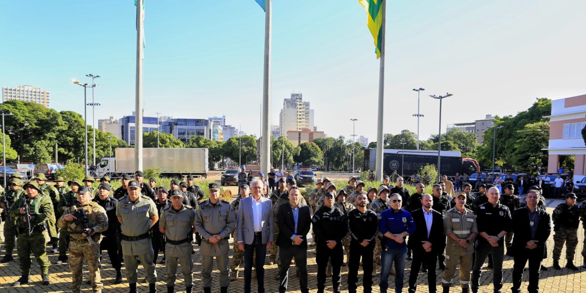 Caiado lança Operação “Brasil É Um Só” e anuncia envio de 59 policiais ao Rio Grande do Sul