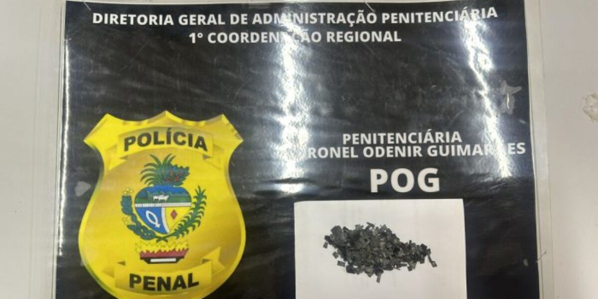 Polícia Penal intercepta jovem tentando repassar droga sintética para reeducando da POG