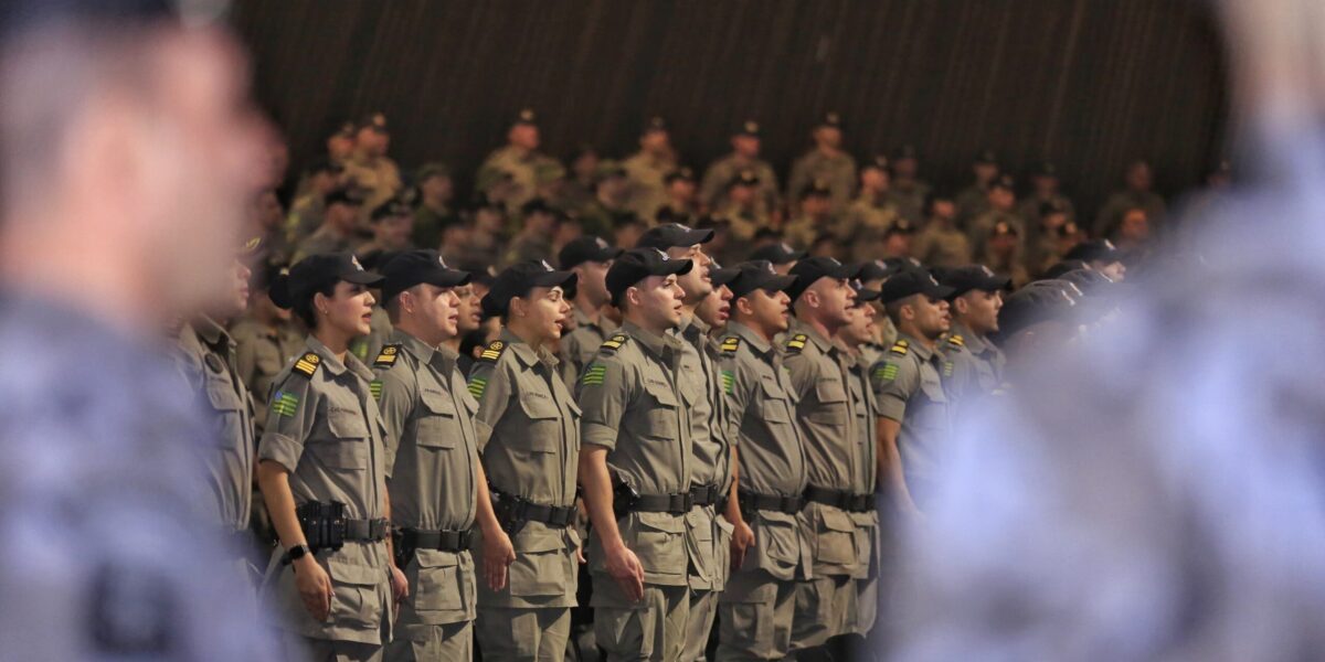 Caiado mostra resultados da segurança pública goiana para comandantes das PMs de todo o Brasil