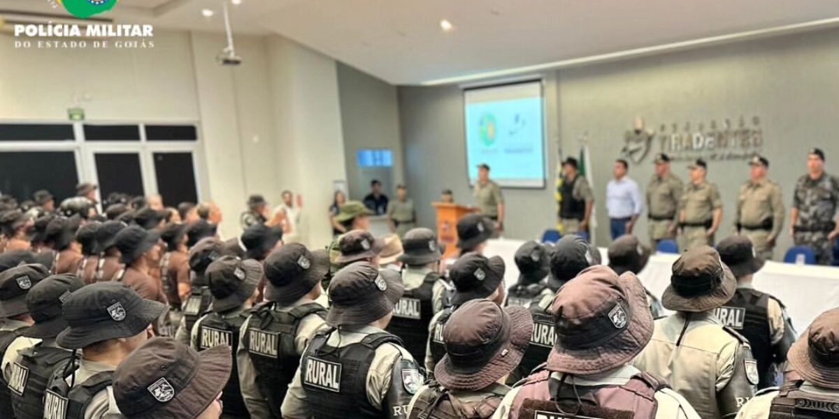 PMGO realiza aula inaugural do 3º Curso de Patrulhamento Rural