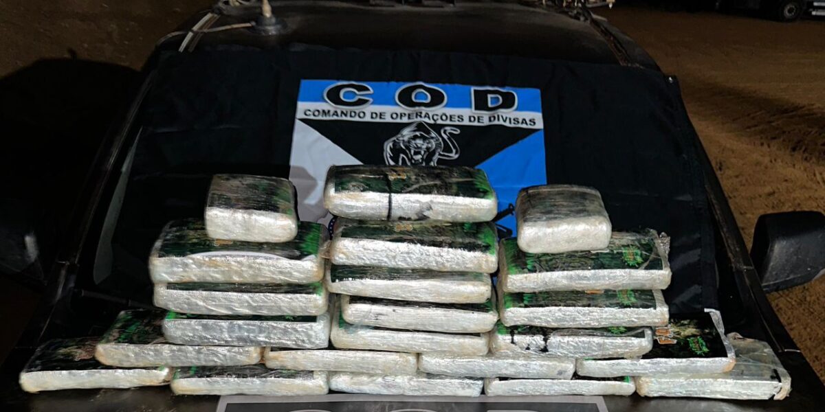 COD apreende 25Kg de “supermaconha” de origem colombiana e causa prejuízo de R$ 310 mil para o crime