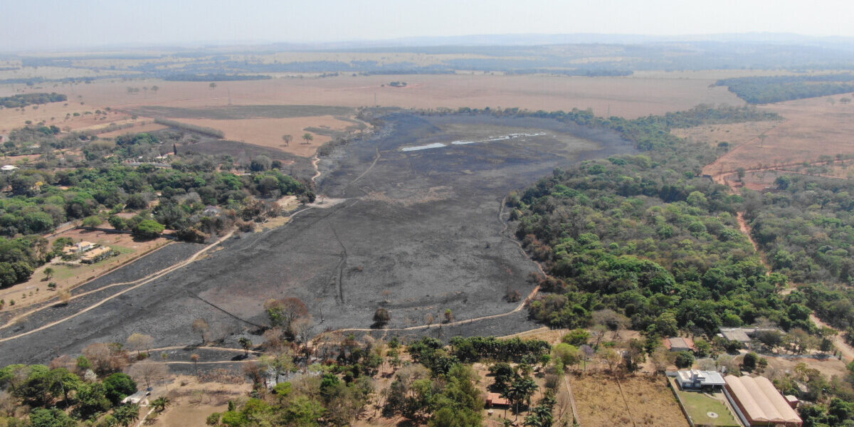 PCGO conclui investigação de incêndio criminoso no Parque Lagoa Vargem Bonita