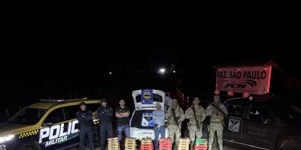 Integração: Forças de Segurança apreendem cerca de 300 Kg de maconha e efetuam prisão em Costa Rica, no Mato Grosso do Sul