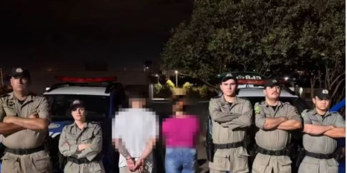 Polícia Militar prende casal com quase 100 kg de maconha em Aparecida de Goiânia