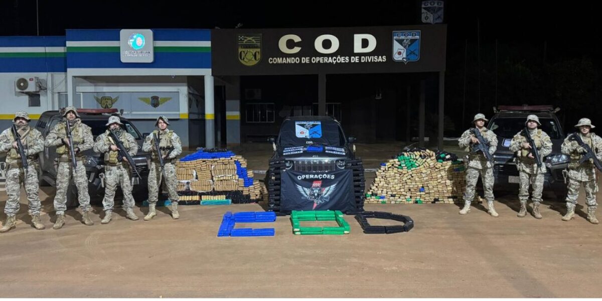 COD apreende mais de uma tonelada de maconha, prende contrabandistas e fecha laboratório clandestino de agrotóxicos