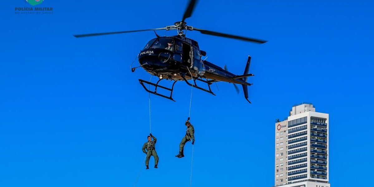 PMGO realiza formatura do 5º Curso de Operações Aéreas, em Goiânia