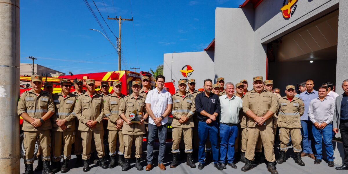 Governo de Goiás inaugura destacamento do Corpo de Bombeiros em Pontalina