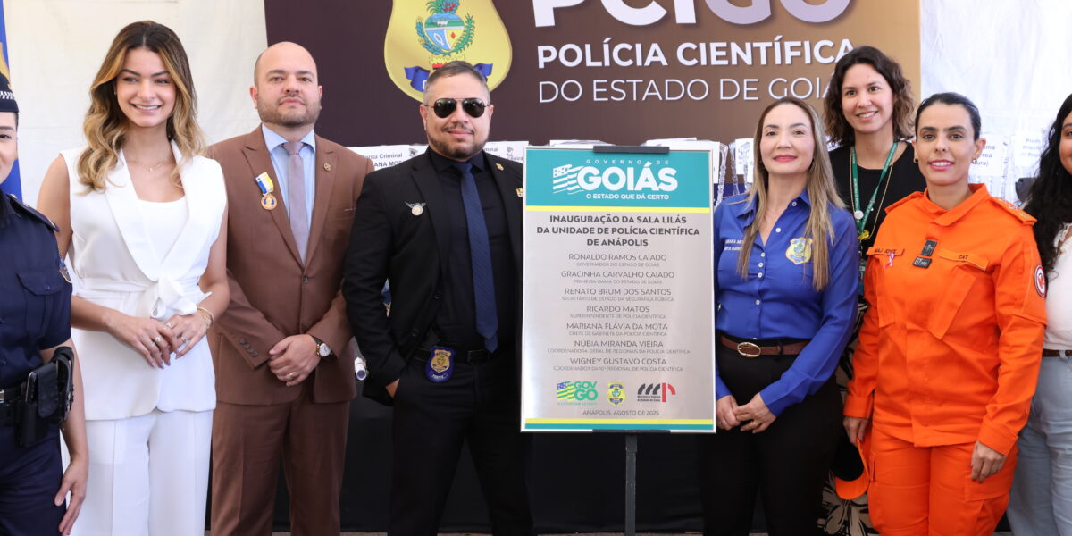 Polícia Científica de Goiás inaugura Sala Lilás em Anápolis