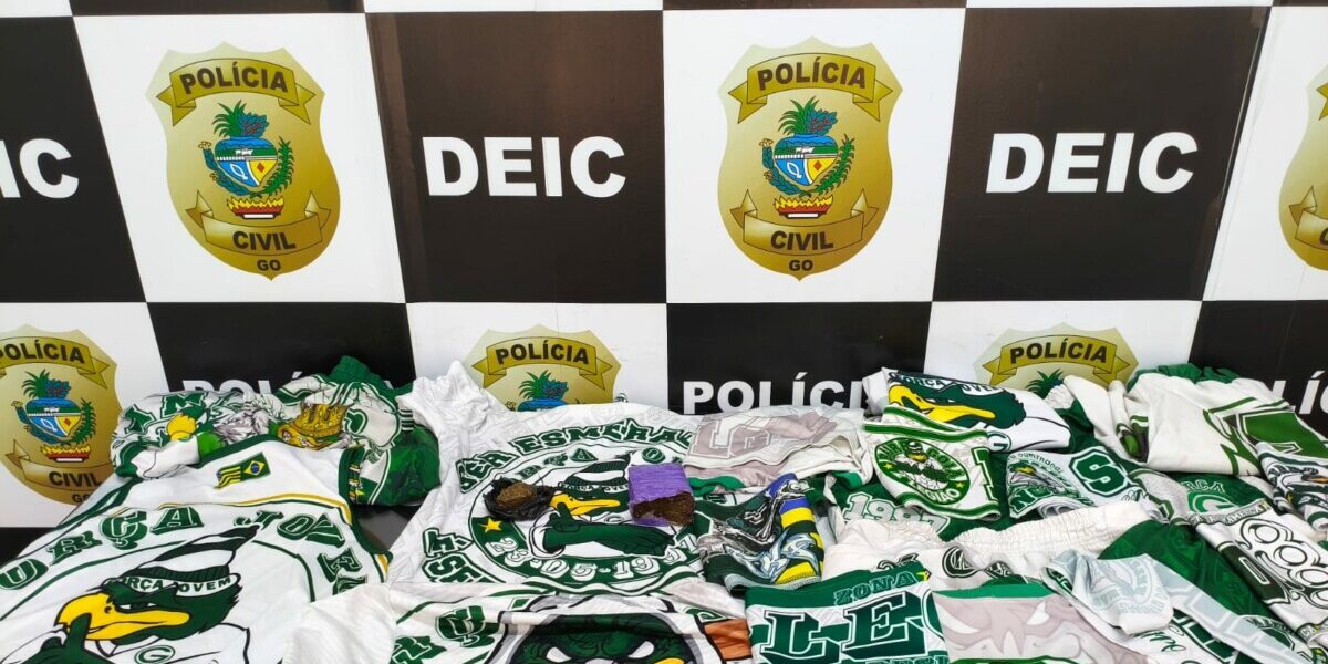 PCGO prende líder de torcida organizada envolvido no tráfico de drogas e numa emboscada, em Goiânia