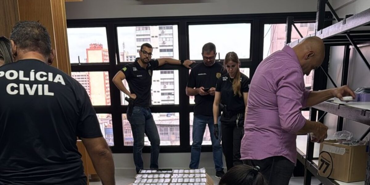 Operação Snus: PCGO apreende mais de 8 mil sachês de nicotina com grande poder de dependência