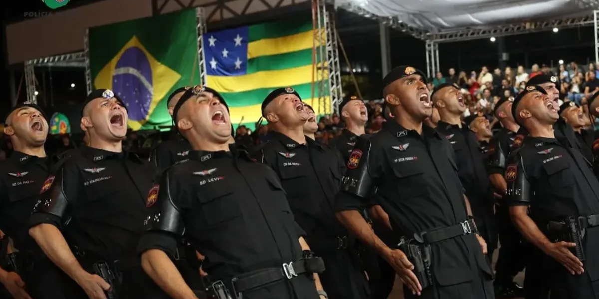 PMGO realiza formatura do 43° Curso de Patrulhamento Tático e Ações Especializadas de Polícia