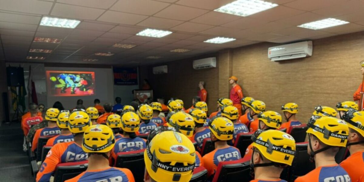 CBMGO realiza aula inaugural do Curso de Operações de Resgate 2025