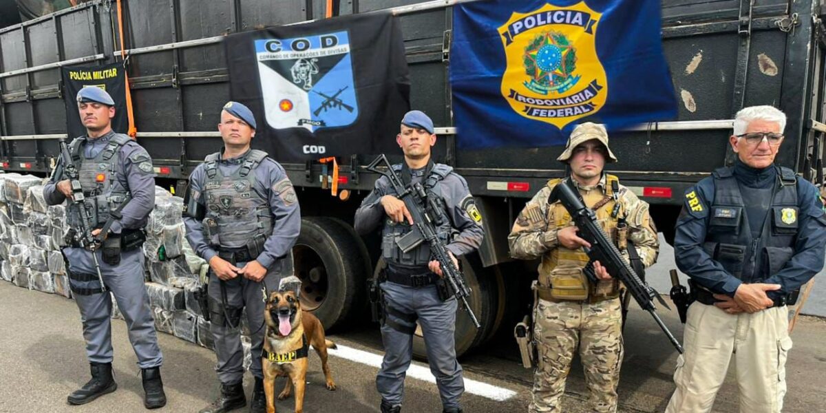 Operação integrada: duas toneladas de drogas são apreendidas  na divisa entre MS e SP