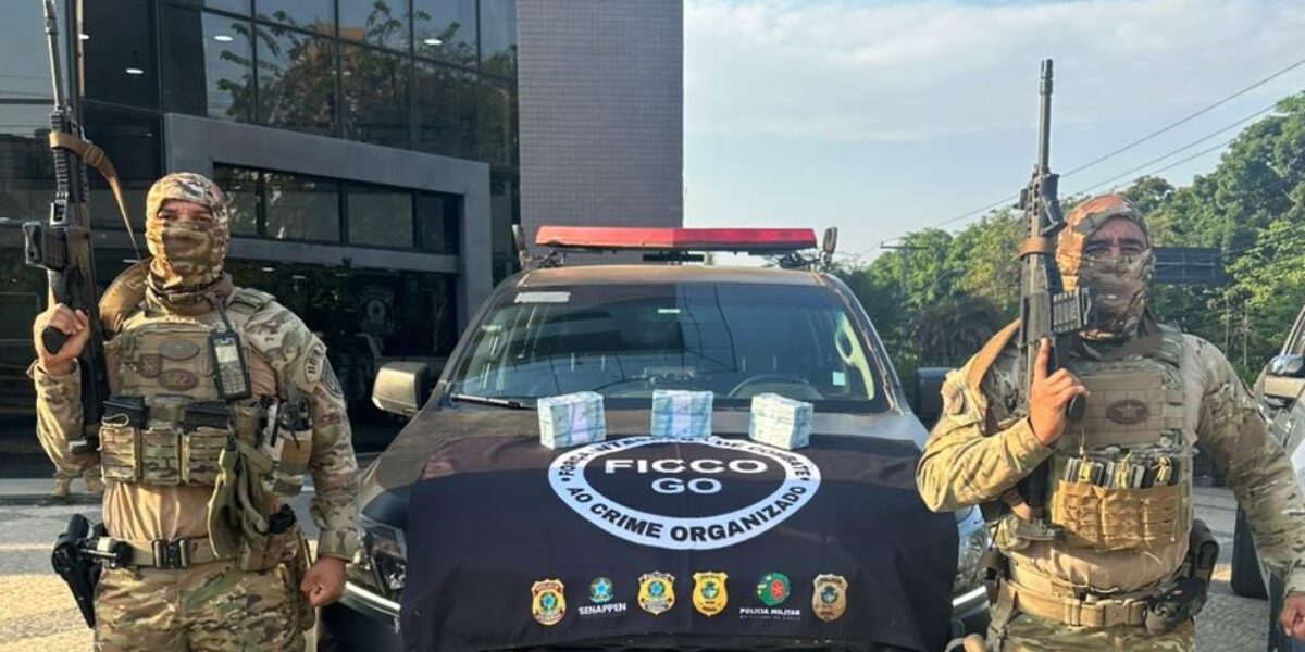 Ação integrada do BOPE e FICCO-GO resulta na apreensão de R$ 300 mil e prisão por lavagem de dinheiro