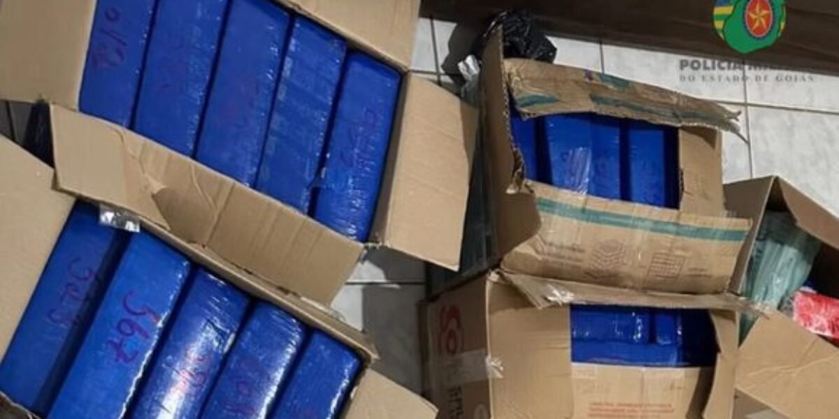 PMGO apreende 300 Kg de maconha e prende suspeito em Goiânia