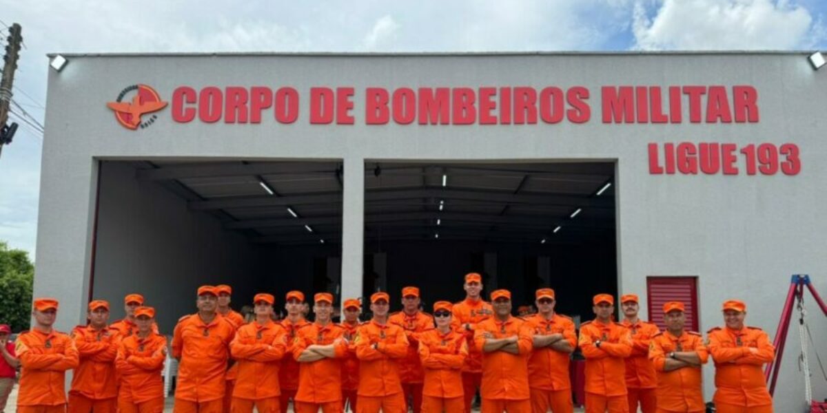 CBMGO inaugura novo Destacamento Bombeiro Militar em Mozarlândia
