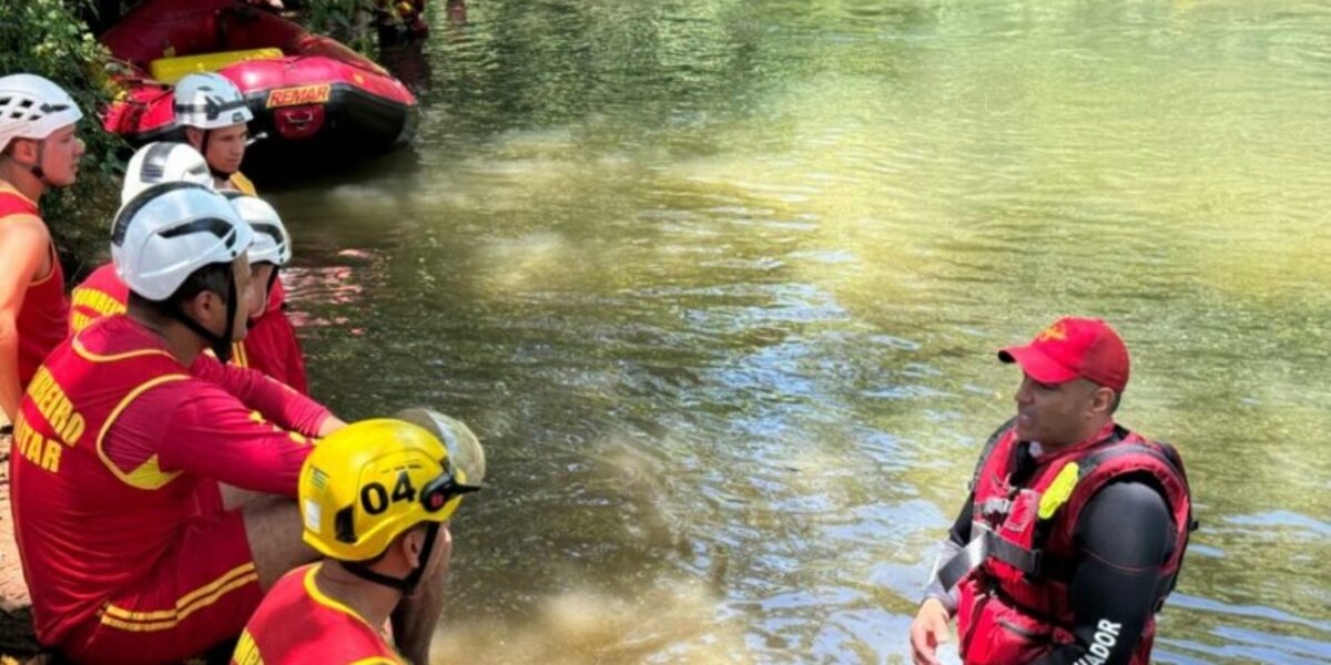 CBMGO realiza treinamento de capacitação para atuação no período chuvoso