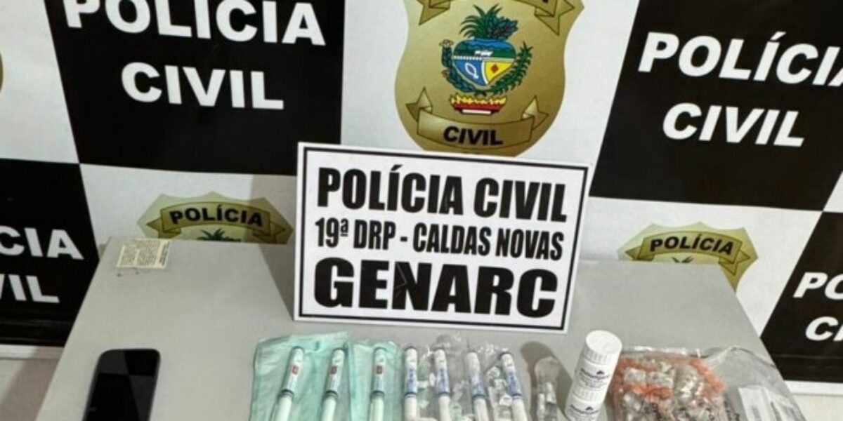 PCGO realiza Operação “Fórmula Clandestina” contra venda ilegal de emagrecedores em Caldas Novas