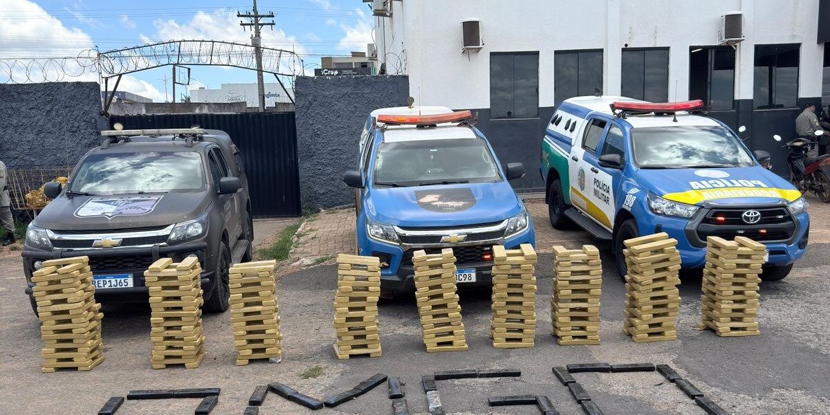 PMGO apreende cerca de 500 Kg de droga em Cristalina