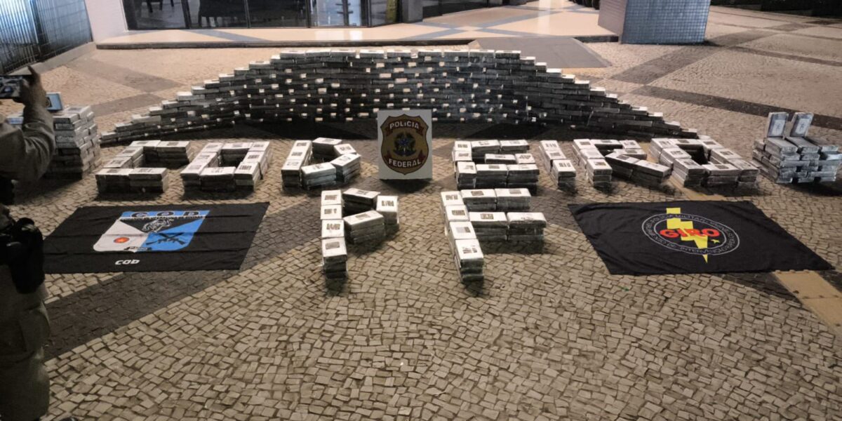 Operação integrada entre PMGO, PF e PMMT apreende meia tonelada de cocaína