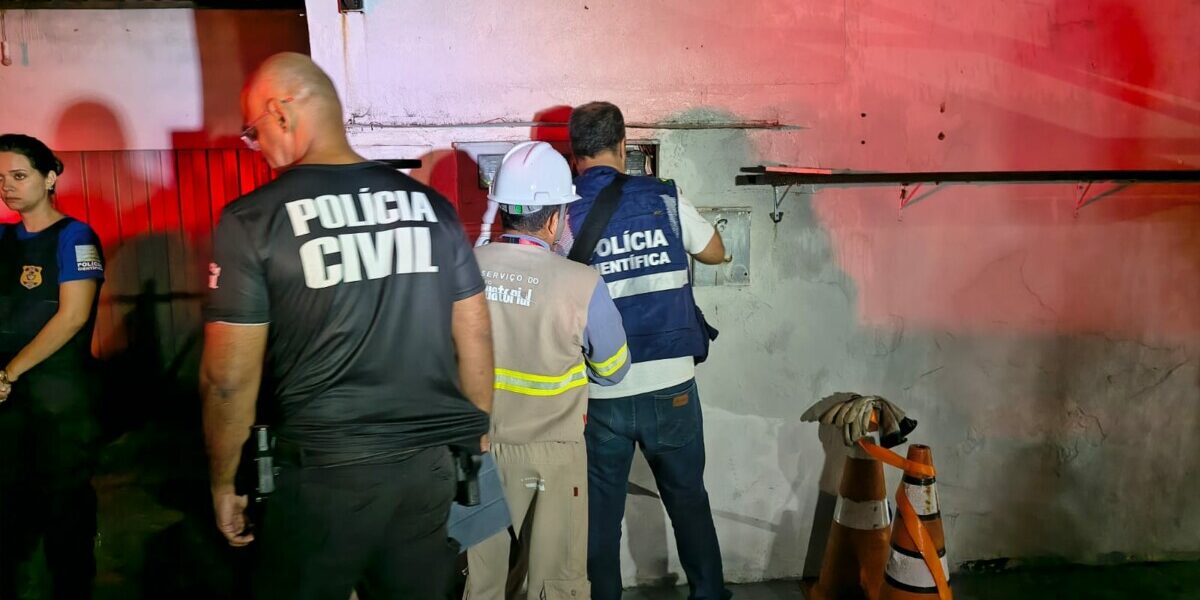 PCGO, em ação conjunta com a SPTC e com a Equatorial, prende em flagrante homem por fraude em medidor de energia elétrica em Goiânia