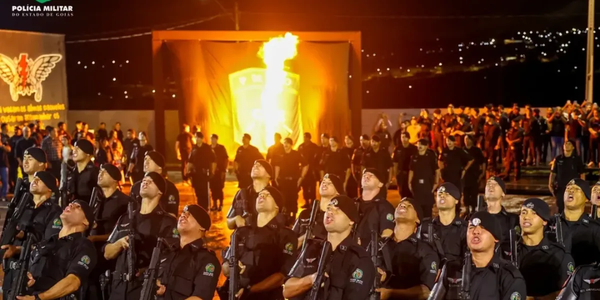 PMGO realiza formatura do 44º Curso de Patrulhamento Tático e Ações Especializadas de Polícia