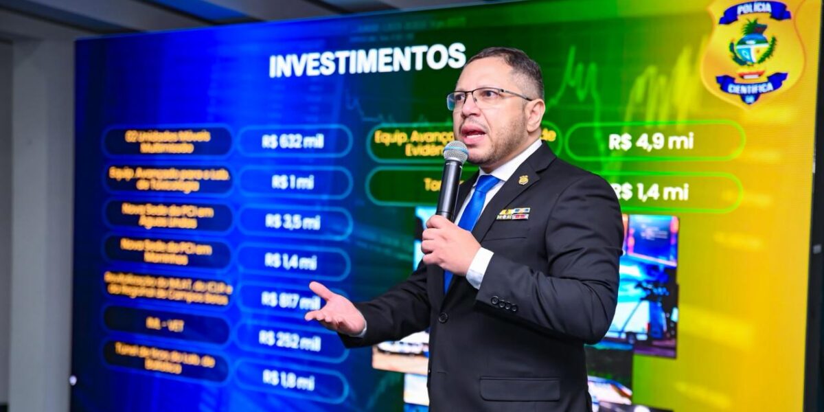 Polícia Científica de Goiás apresenta crescimento histórico em produtividade, capacitações e investimentos